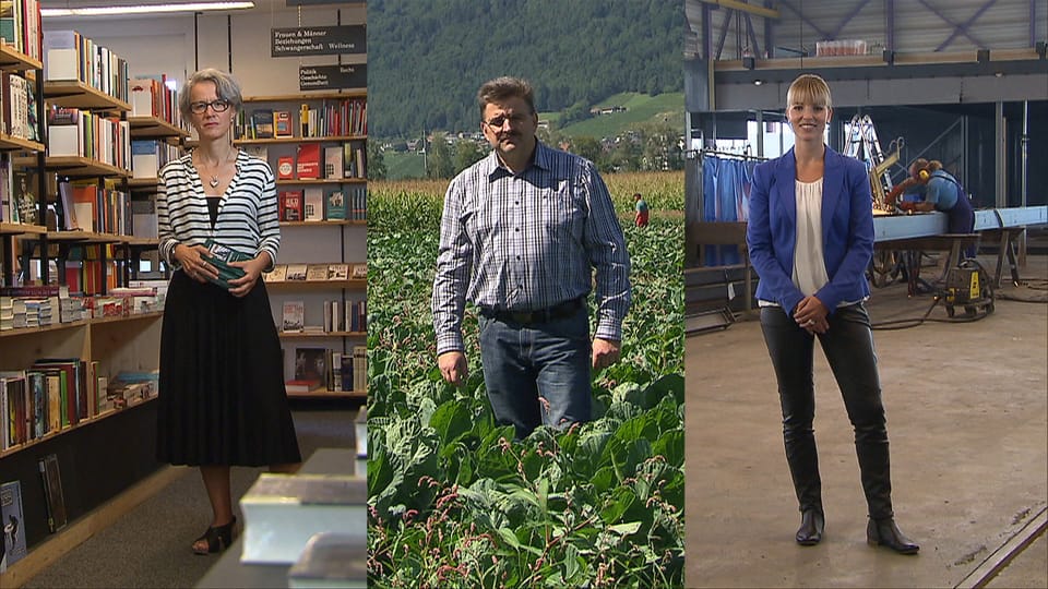 Marianne Sax, Stefan Britschgi und Diana Gutjahr