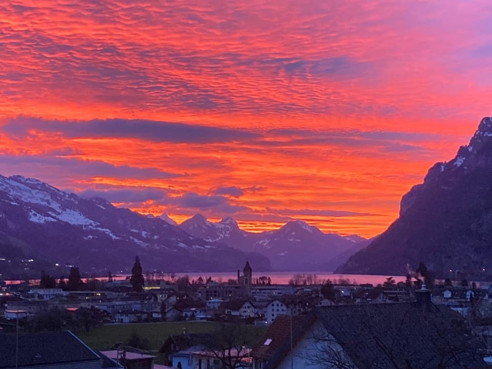 Abendrot.
