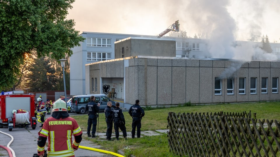 Brand in Flüchtlingsunterkunft in Thüringen
