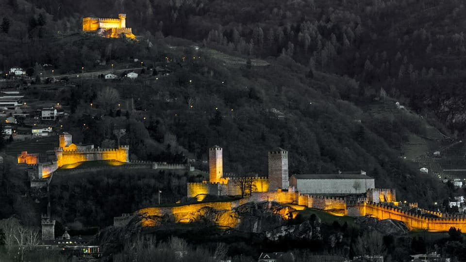 Die Burgen von Bellinzona.