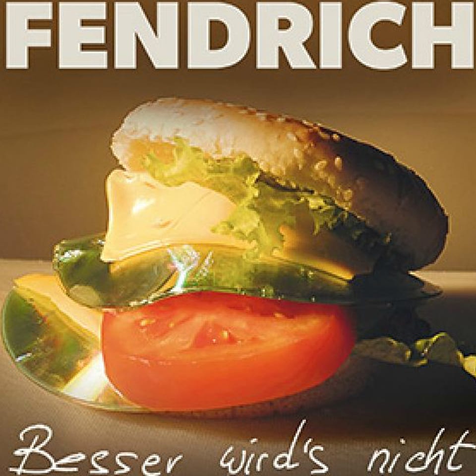 Bild eines Hamburgers als Anspielung auf den CD Titel