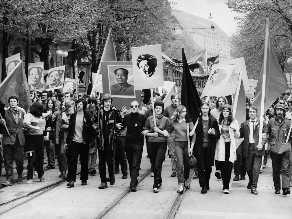 1. Mai-Demo in Zürich 1969