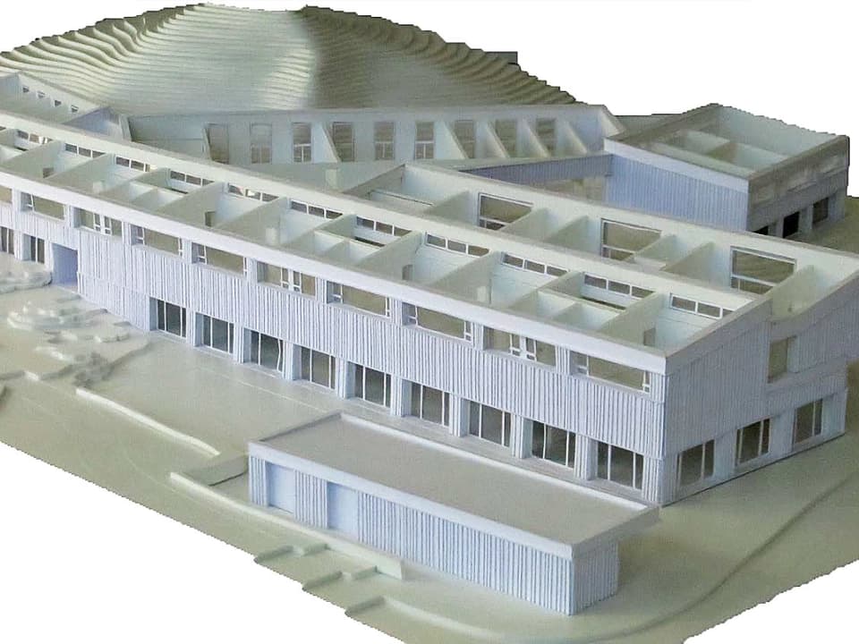 Modell des geplanten heilpädagogischen Zentrums Innerschwyz.