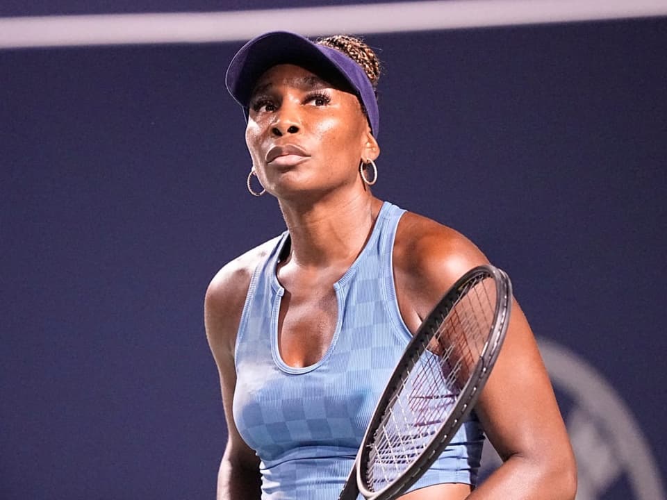 Venus Williams im Auftaktspiel gegen Jil Teichmann.
