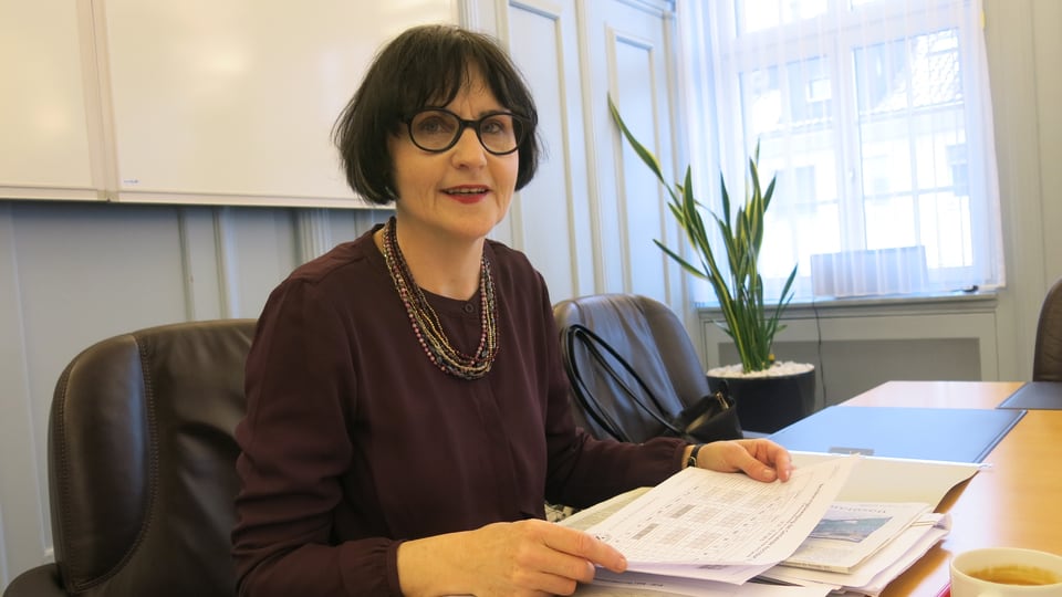 Gemeindepräsidentin Lea Bischof will ein moderates Wachstum von Hochdorf. 
