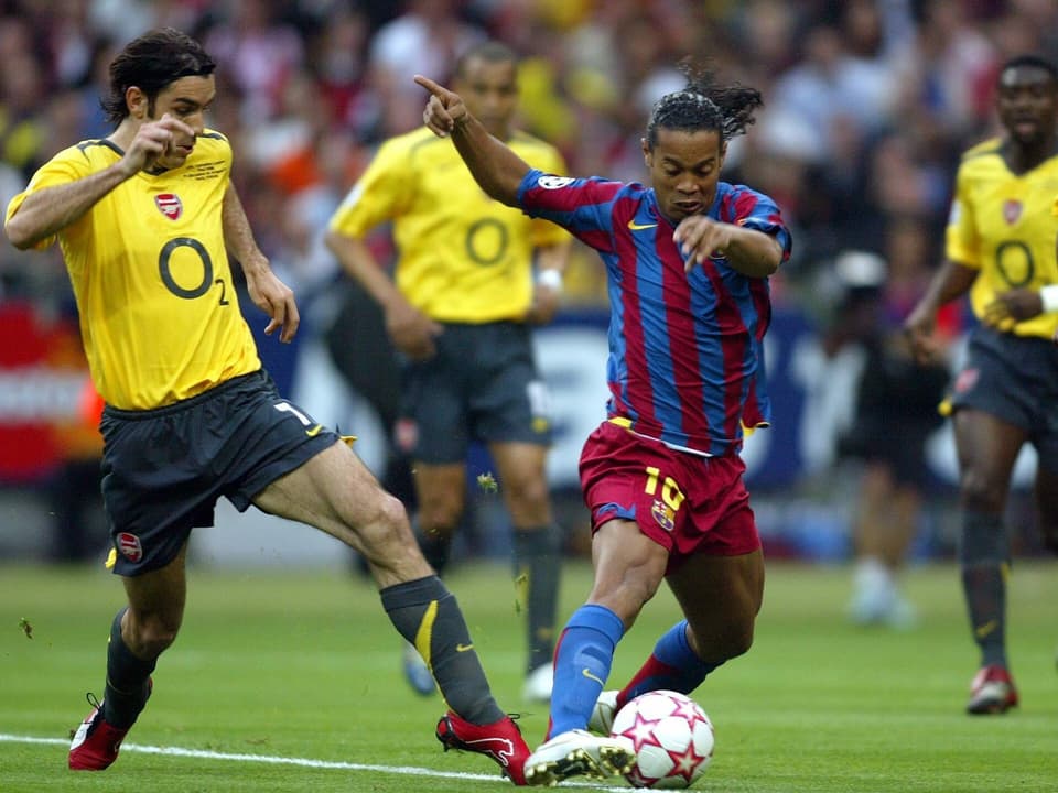 Ronaldinho in Höchstform barca arsenal