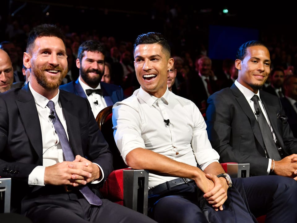 Messi, Ronaldo und van Dijk 