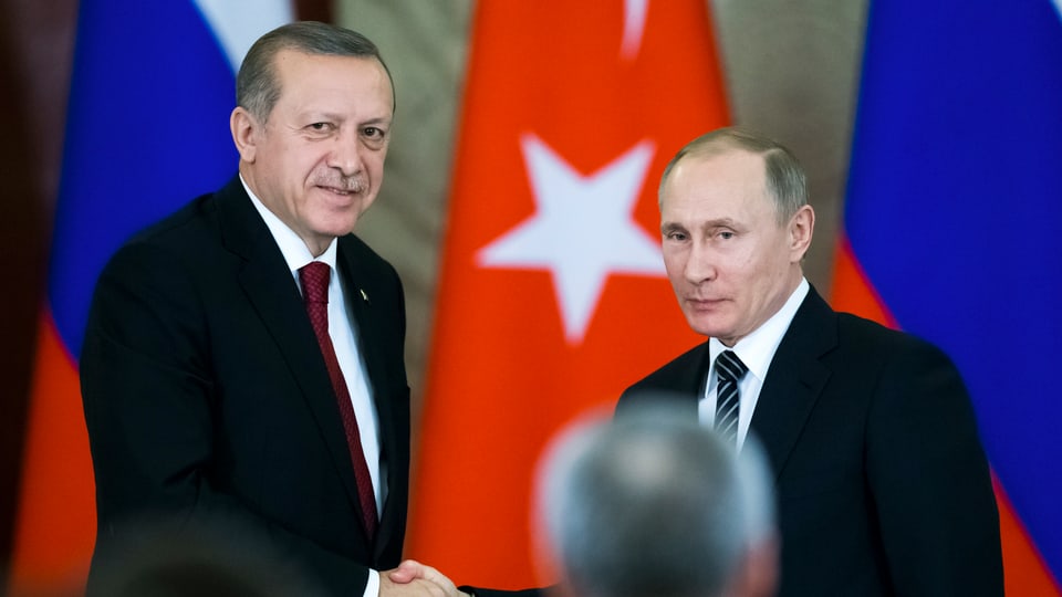 Putin und Erdogan im Kreml, März 2017