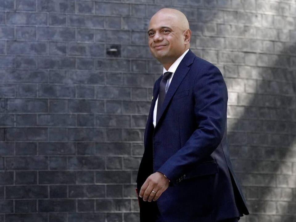 Former Health Minister Sajid Javid