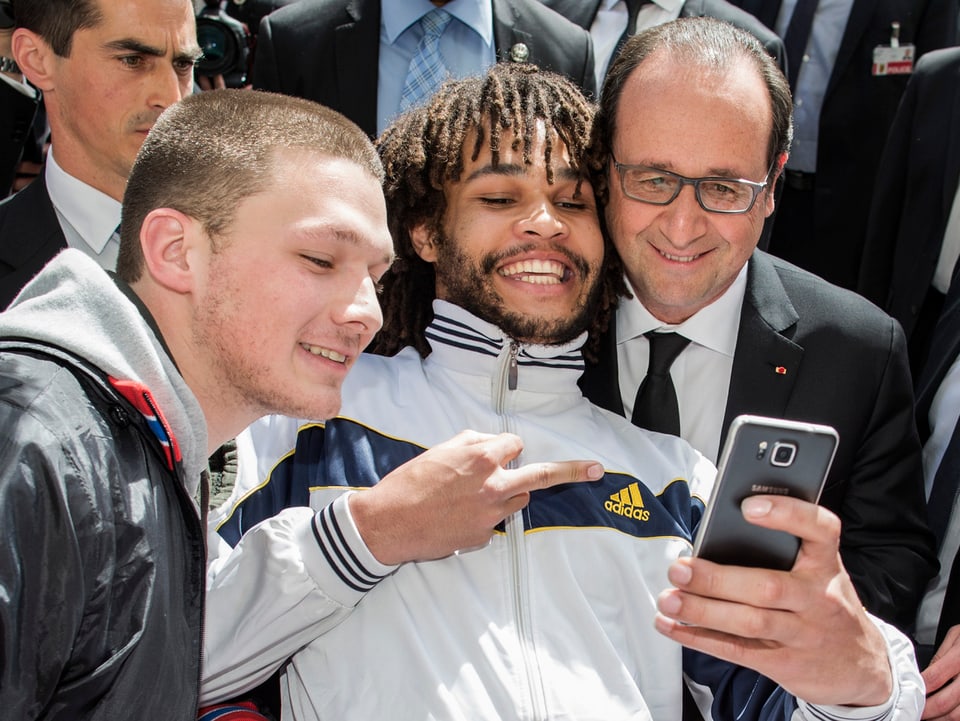 Selfie mit François Hollande
