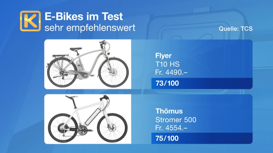 Sehr empfehlenswerte E-Bikes