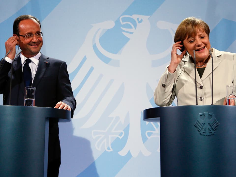 François Hollande und Angela Merkel