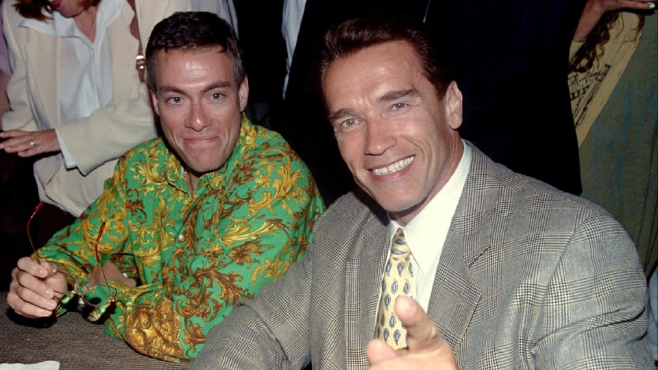 Jean Claude Van Damme und Arnold Schwarzenegger