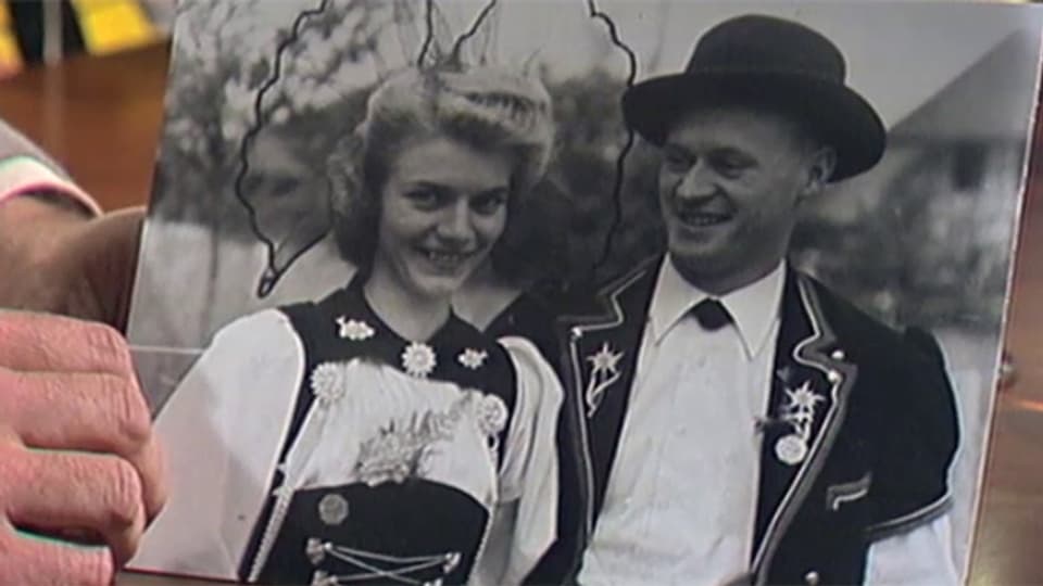 Heidi und Ernst Sommer 1981 in der Sendung «Öisi Musig»