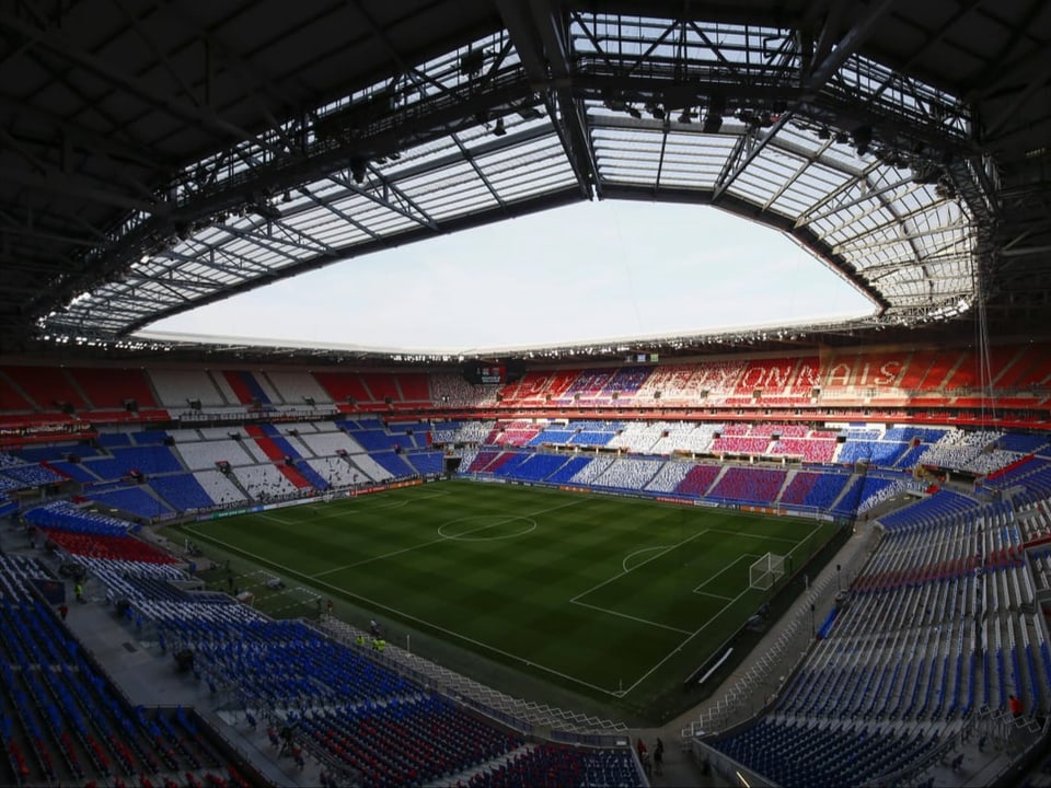 Das Stadion von Olympique Lyon