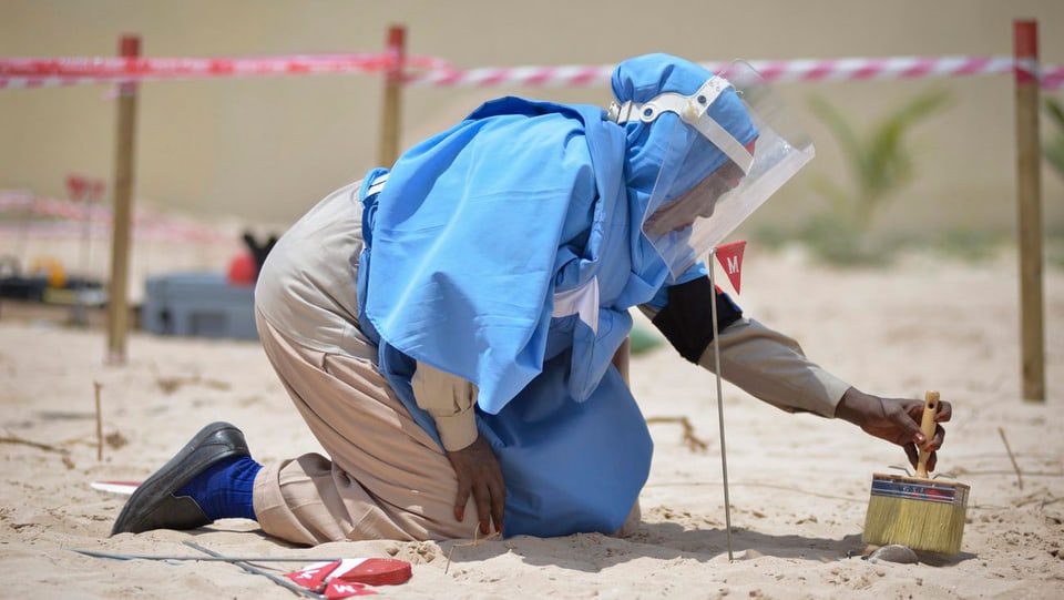 Test mit Minenräumungsdrohnen im Tschad