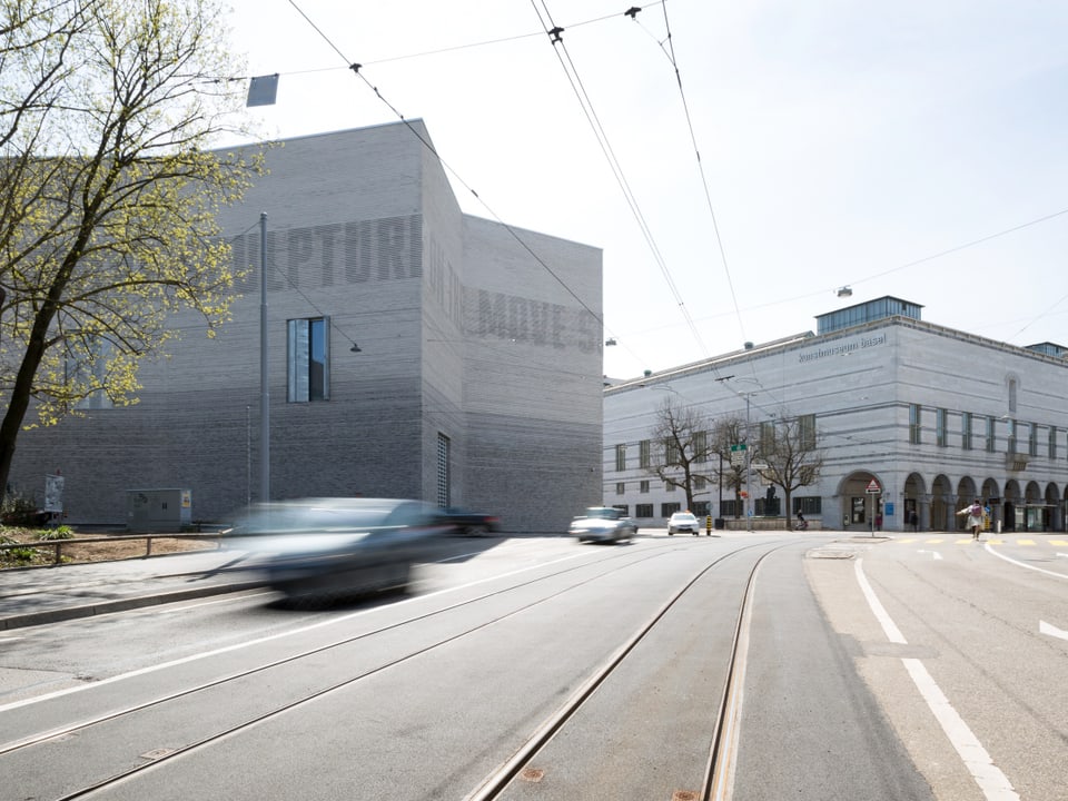 Das erweiterte Kunstmuseum Basel mit dem Neubau.