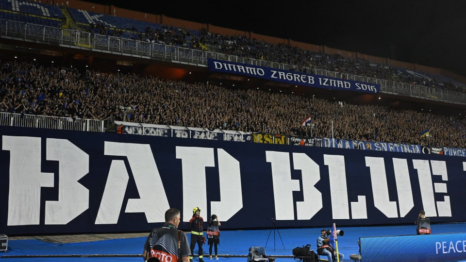 Auch der Fussballklub Dynamo Zagreb hat seine berüchtigen Ultra-Fans. 