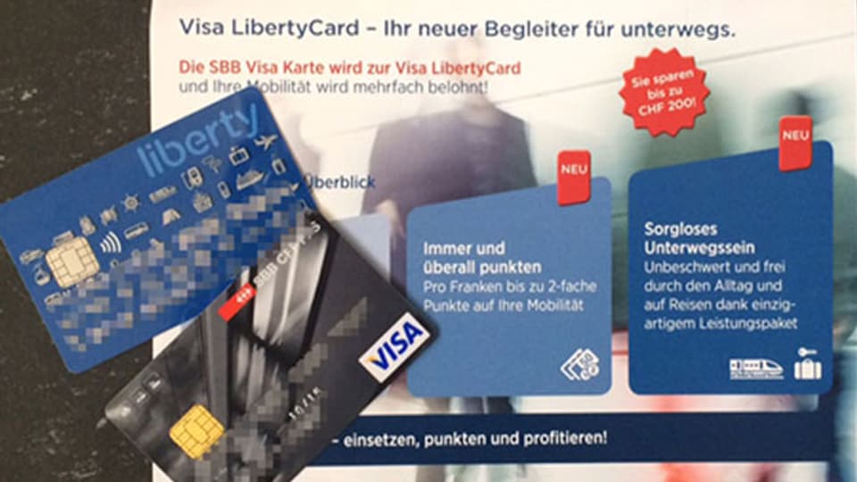 SBB und Visa streichen Gratis-Kreditkarte