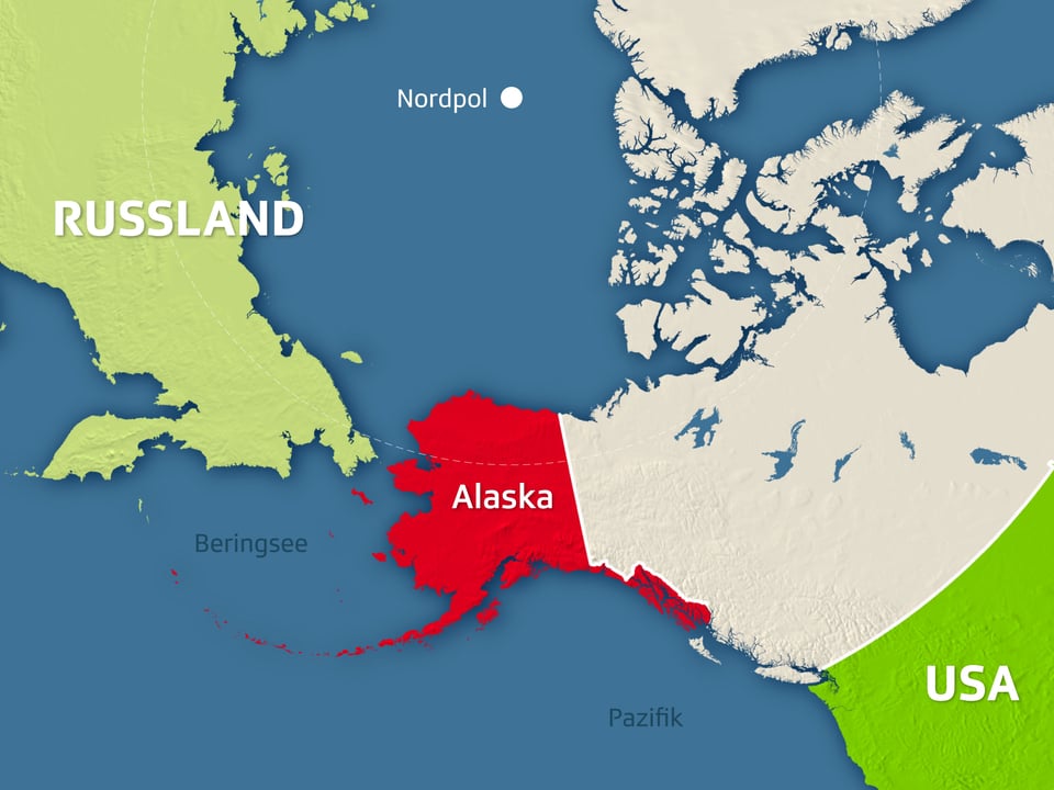 Karte Alaska