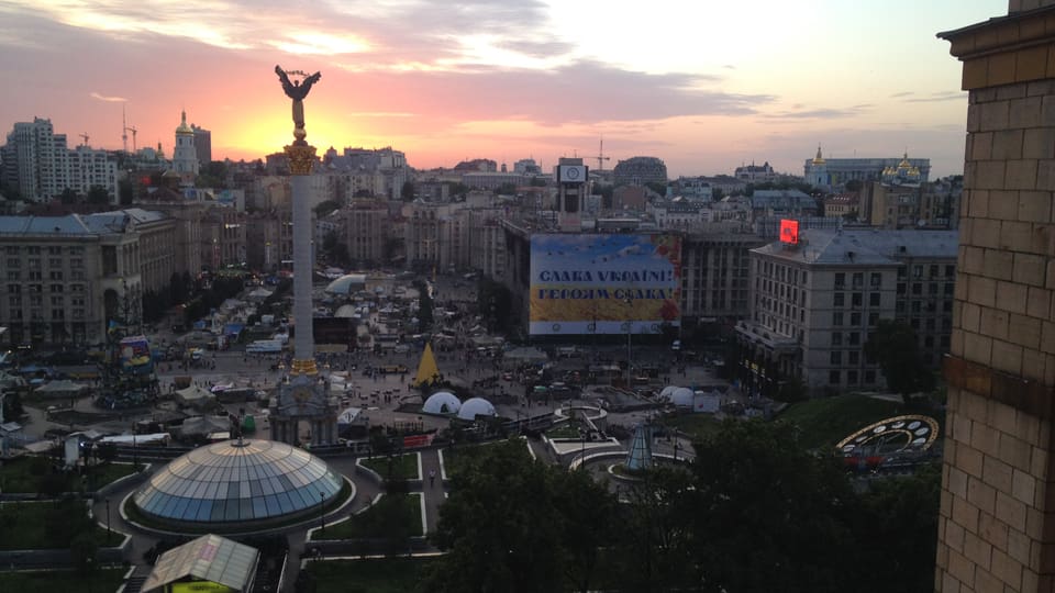 Maidan: Platz der Unabhängigkeit in Kiew.