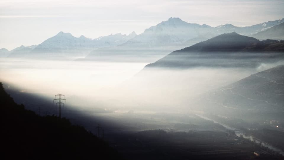 Smog im Rhonetal um die Jahrtausendwende.