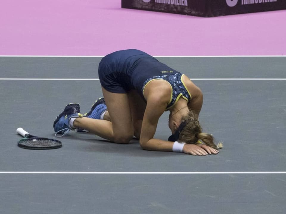 Hat bewegte Tage hinter sich Dajana Jastremska.