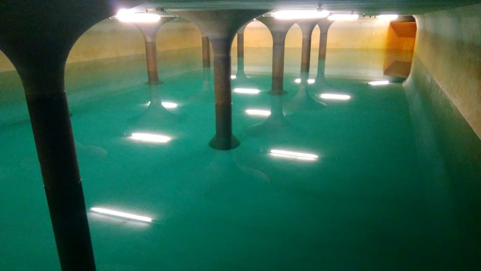 Wasser in einem Reservoir