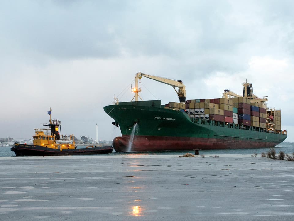 Das Containerschiff «Spirit of Piraeus»