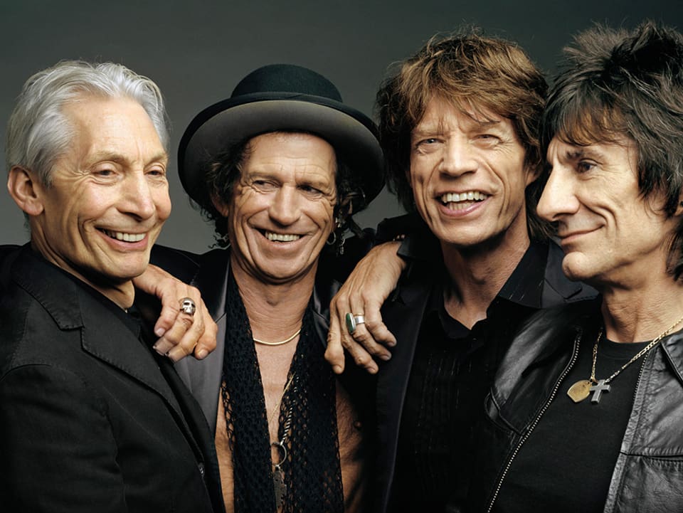 Der Schlagzeuger ist der einzige bei den Rolling Stones, der zu seinen grauen Haaren steht. 