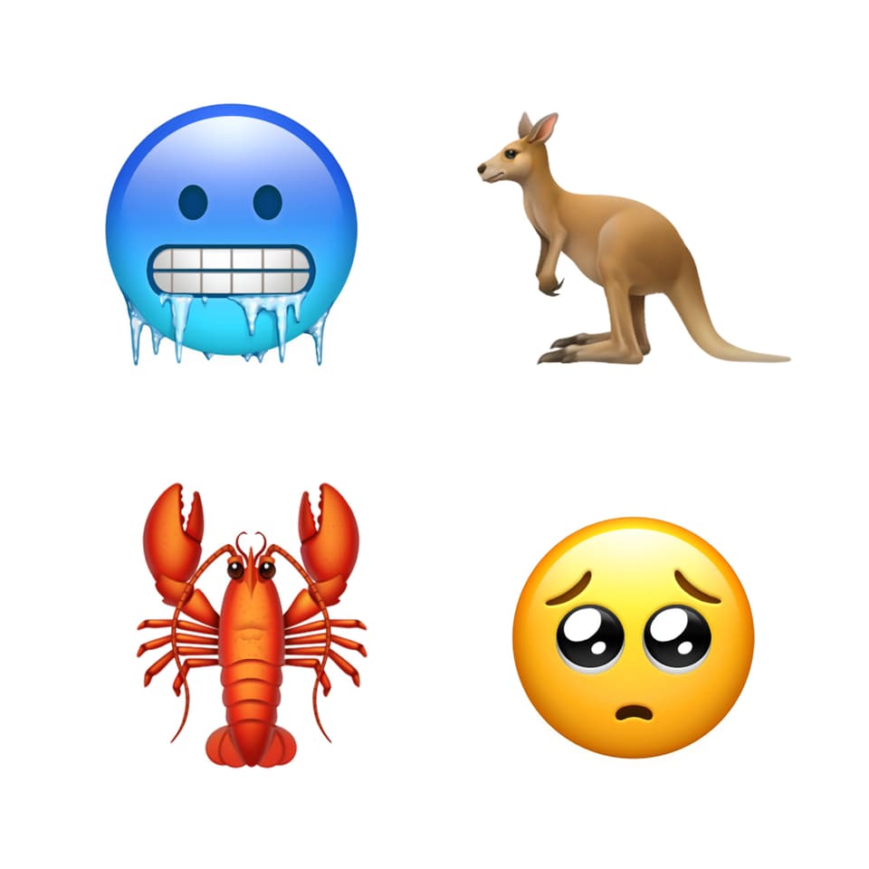 Die neuen Emojis.
