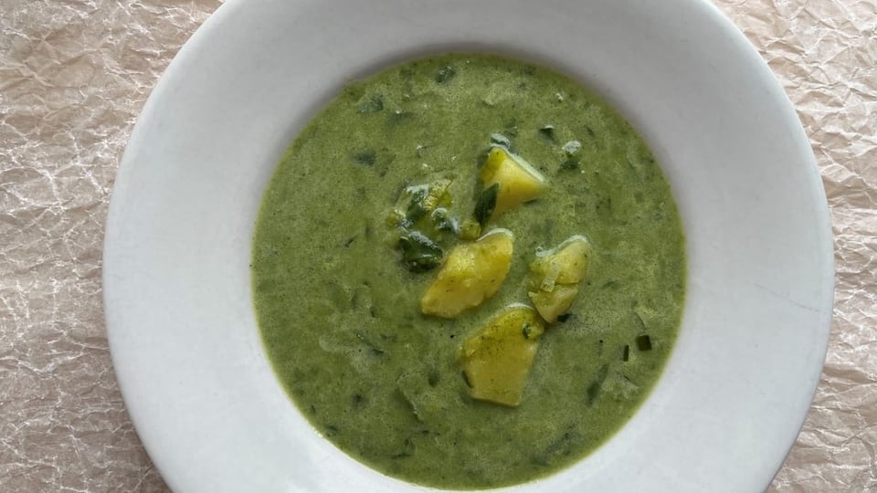 Green Potato Soup.