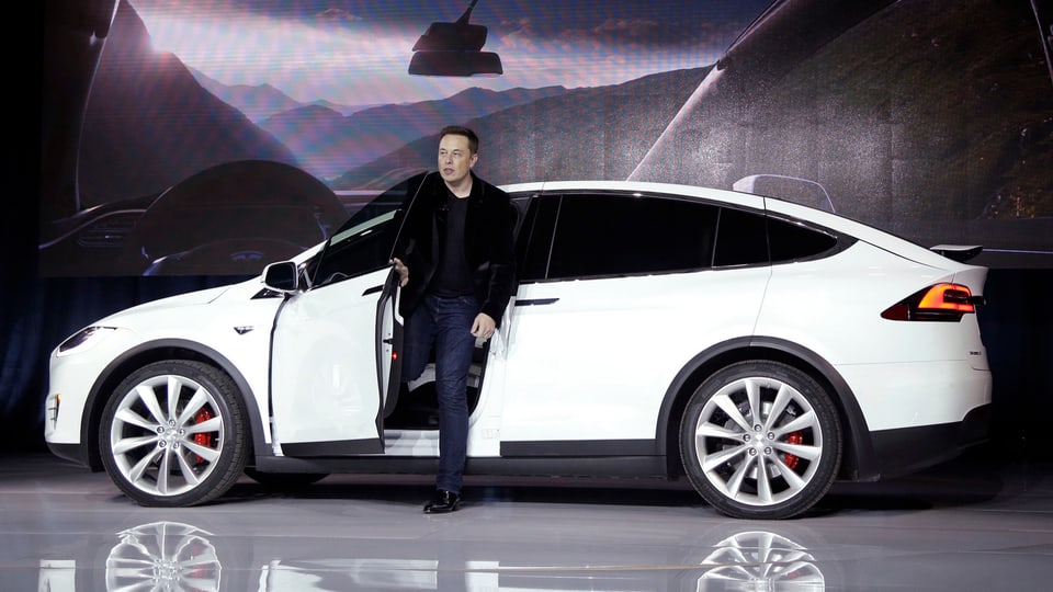 Elon Musk / Tesla-Präsentation 2015 in. 