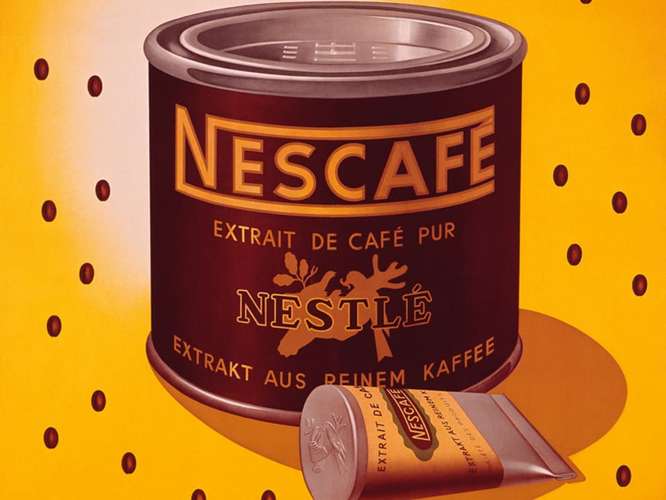 Historische Dose mit Nestcafé