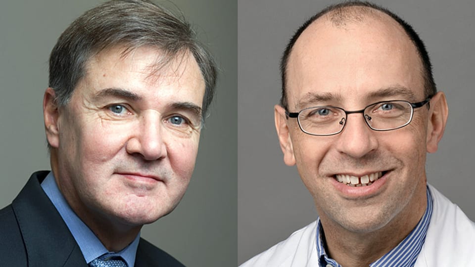 Portraitfotos von  Prof. Paul Erne und Dr. Klaus Weber