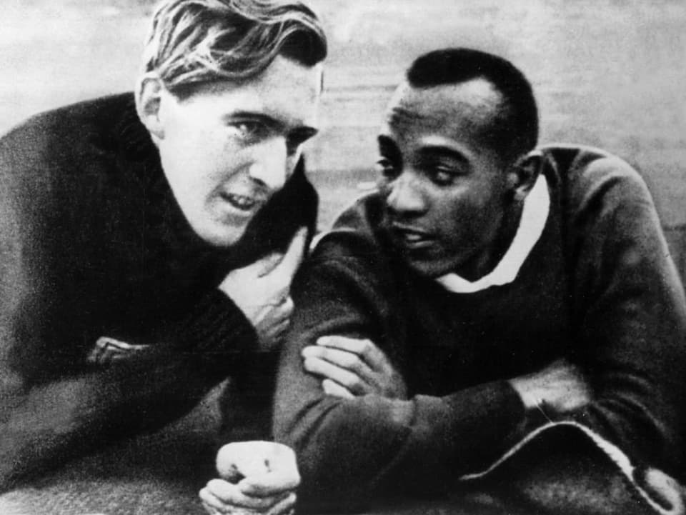 Luz Long und Jesse Owens.
