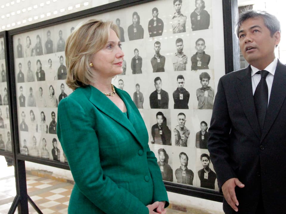 Chhang mit Clinton, 2010.