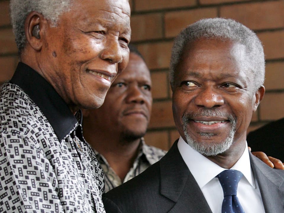 Mandela und Annan.
