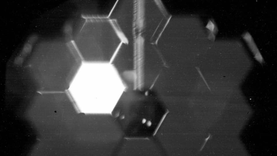 «Selfie» des «James Webb» Weltraumteleskops.