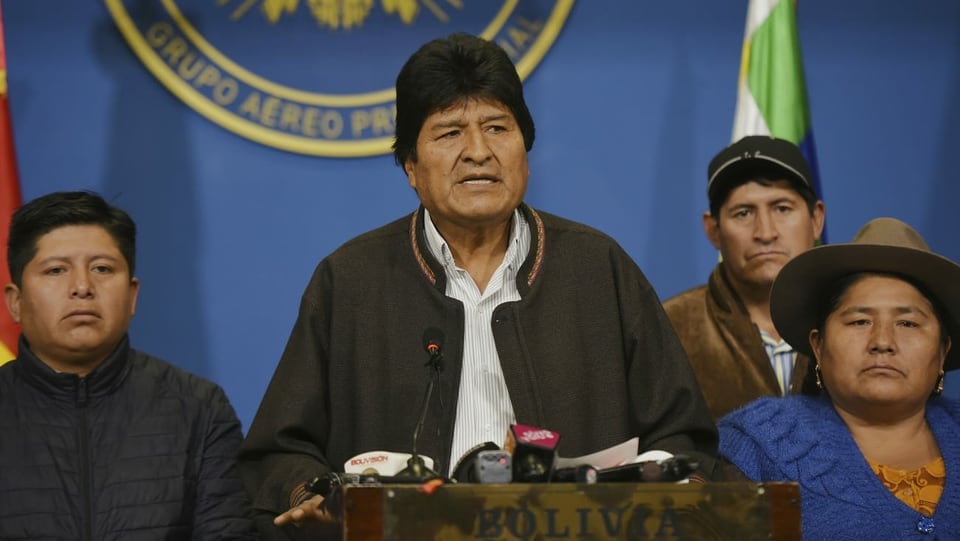 Paukenschlag in Bolivien: Präsident Morales tritt zurück