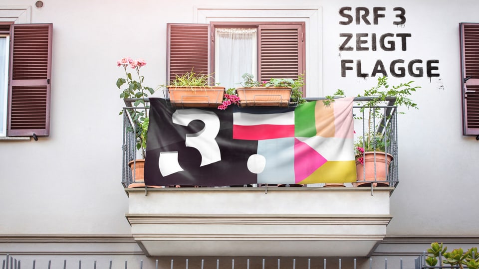 Vom 4. bis 8. April zeigte SRF 3 Flagge.