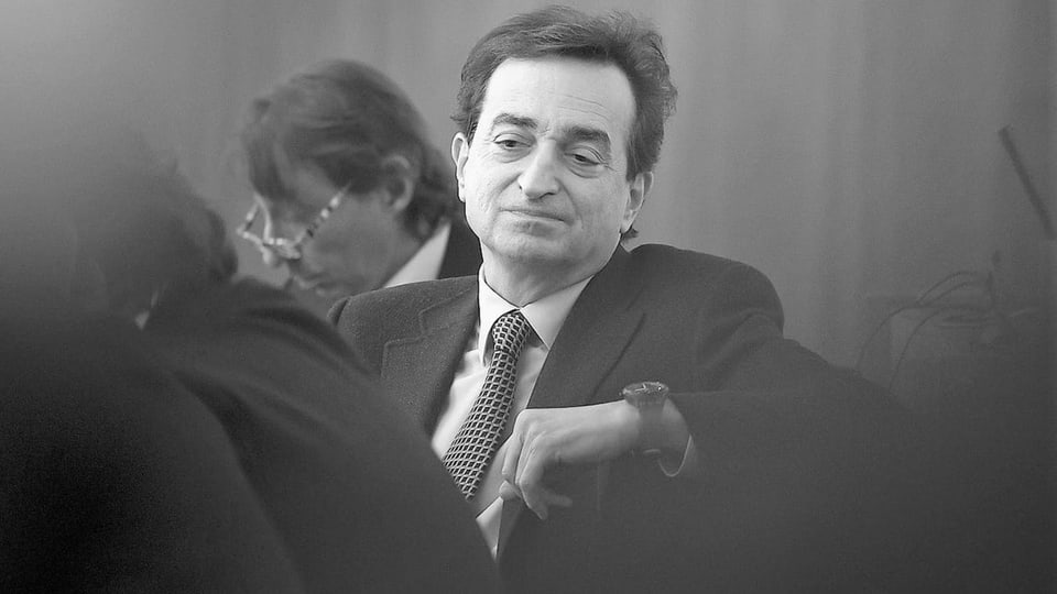 Zu sehen der verstorbene Stadtpräsident von Lugano Marco Borradori