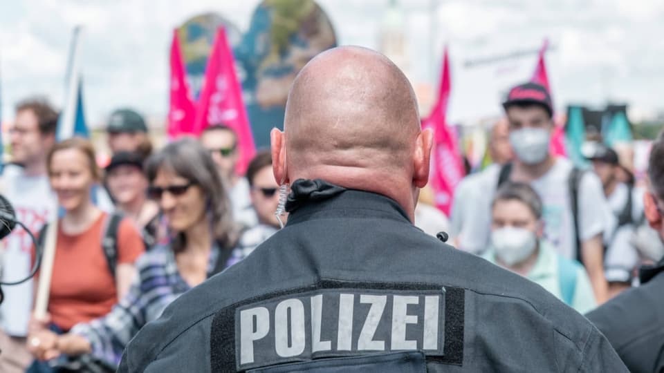 G7-Protest auf der Münchner Theresienwiese.