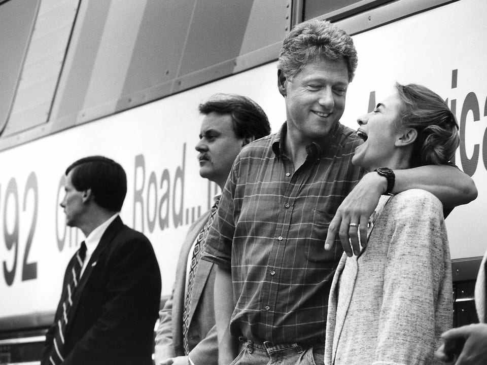 Bill und Hillary Clinton 1992