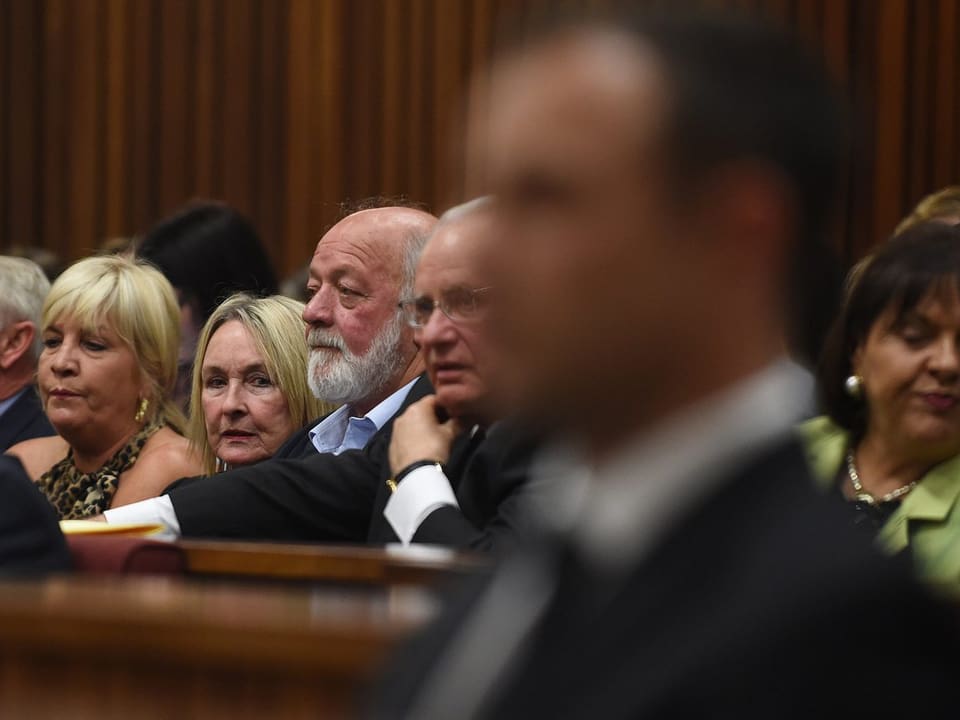 Die Eltern des Opfers Reeva Steenkamp.