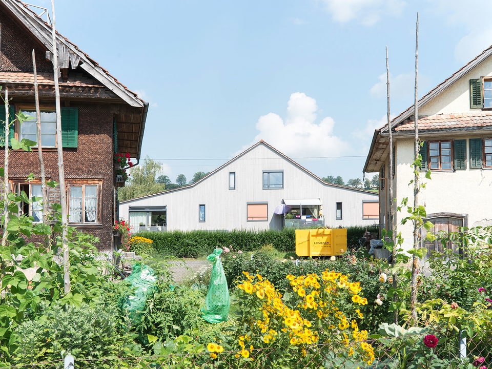 Alte neben neuen Häusern: Ortskern des Luzerner Städtchens Sempach.