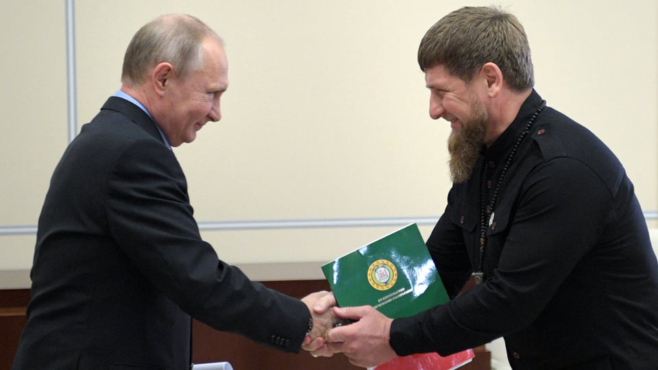 Putin und Kadyrow.