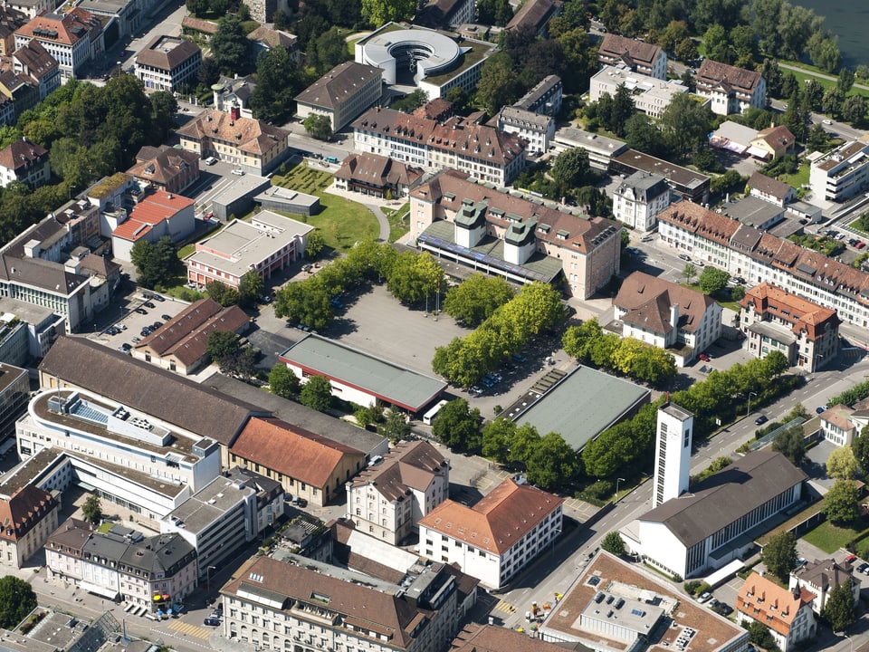Kaserne Aarau Luftbild