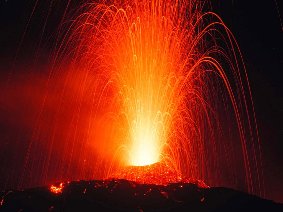 Vulkan speit Lava