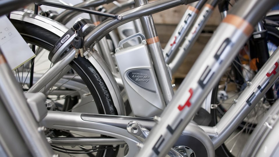 E-Bikes des Herstellers Flyer AG